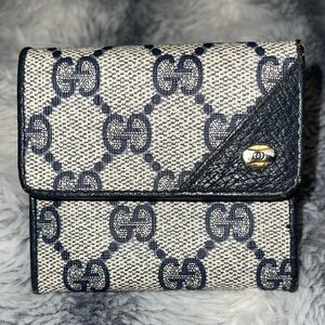 Gucci Black and Cream Wallet